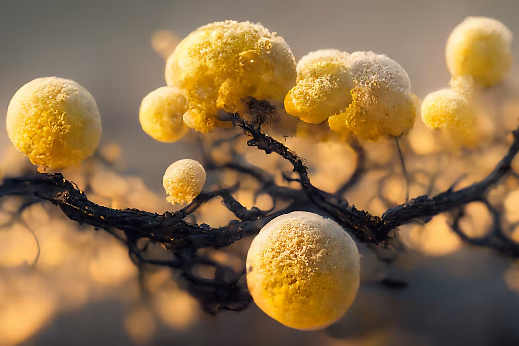 Трёхмерная визуализация дрожжей Candida auris.